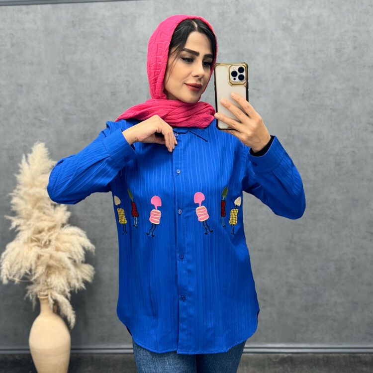 مانتو گلدوزی کد 20494