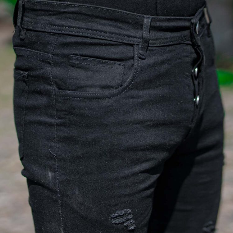 شلوار جین مردانه مشکی کد 20576