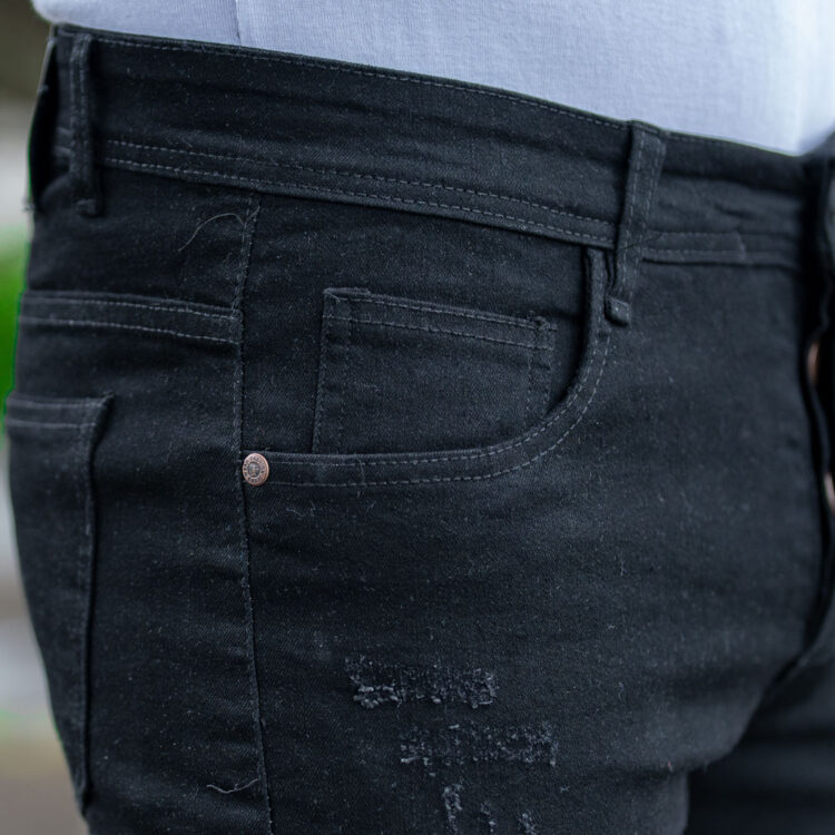 شلوار جین مردانه مشکی کد 20704