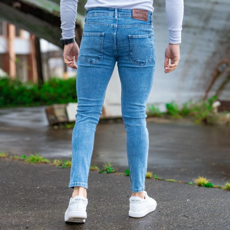 شلوار جین مردانه آبی کد 20700