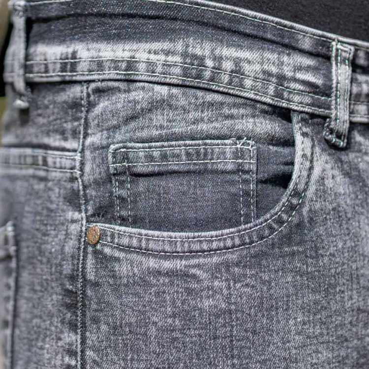 شلوار جین مردانه ذغالی کد 20728