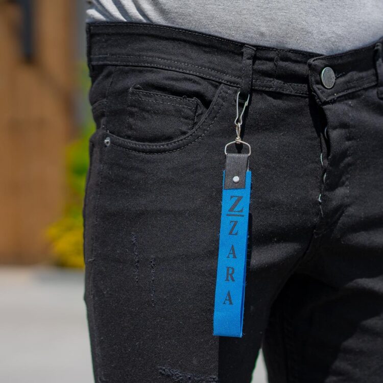 شلوار جین سایز بزرگ مردانه مشکی کد 20832