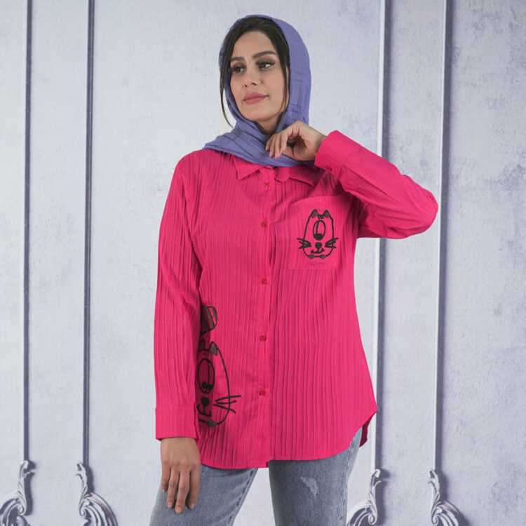 شومیز مانتویی کد 20849