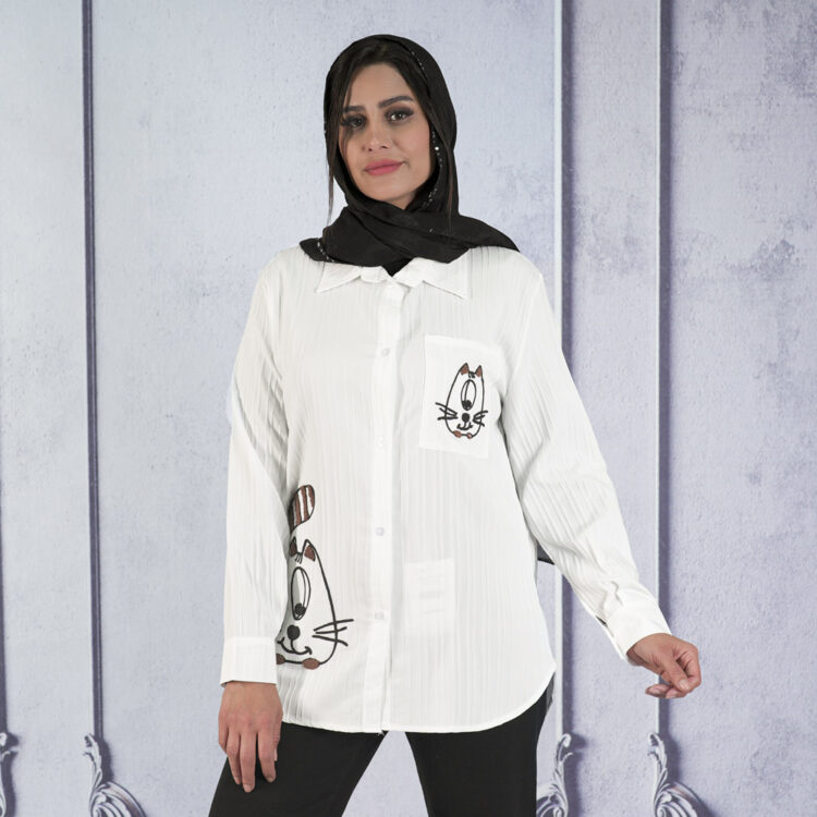 شومیز مانتویی کد 20849