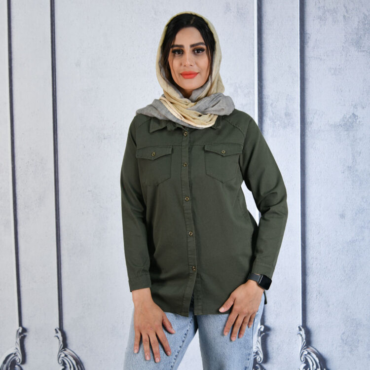 مانتو کتان کد 20914