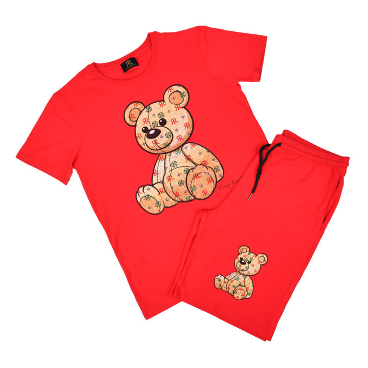 ست تیشرت و شلوارک دخترانه کد 20821