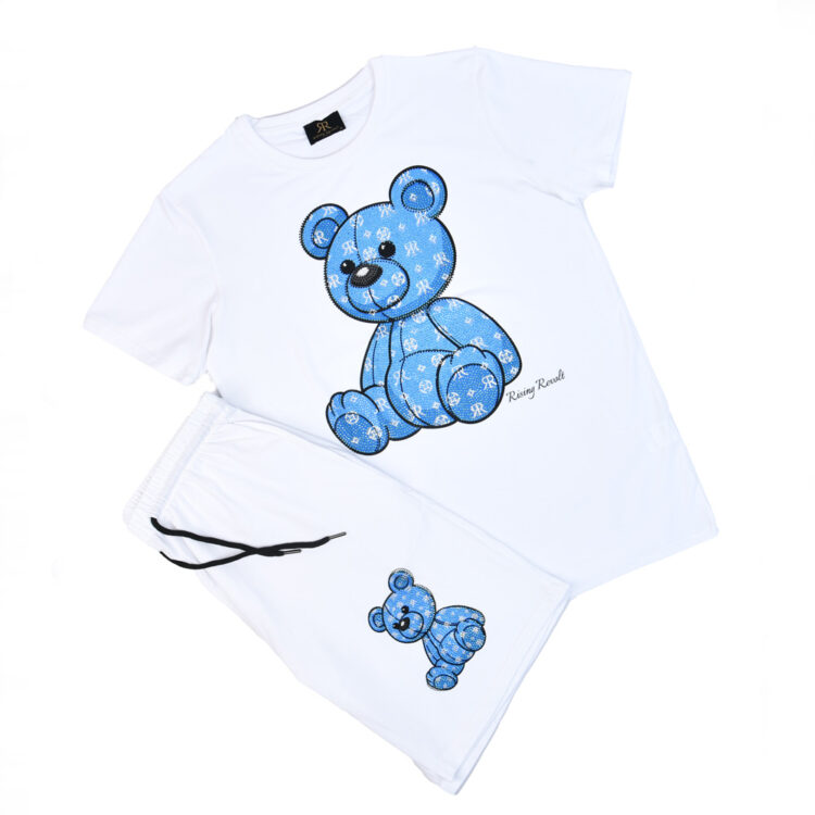 ست تیشرت و شلوارک دخترانه کد 20821