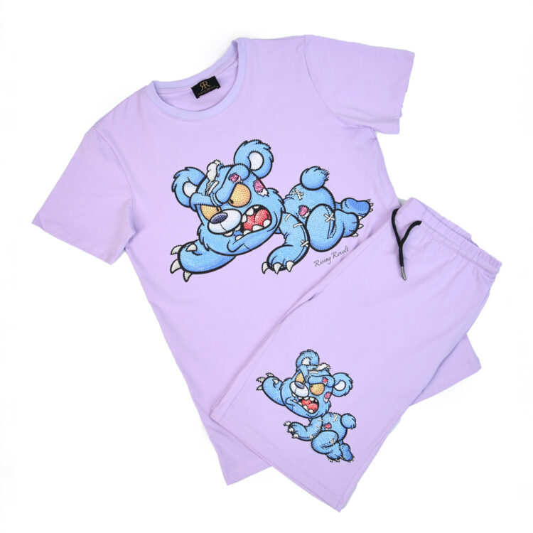 ست تیشرت و شلوارک دخترانه کد 20821