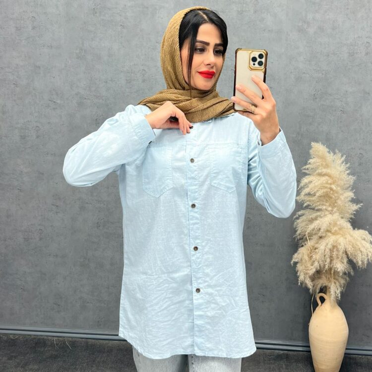 مانتو دو جیب کد 20527