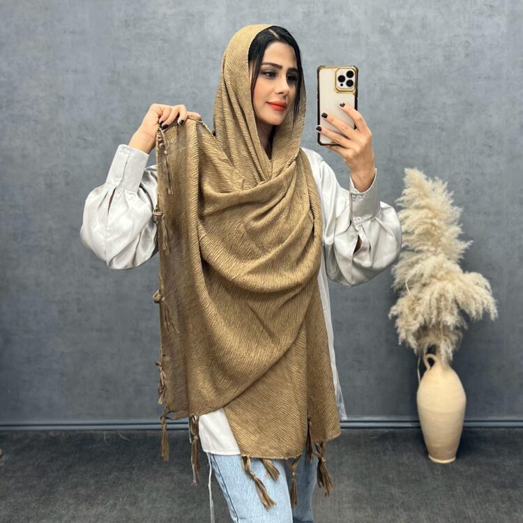 شال پفکی کد 20555