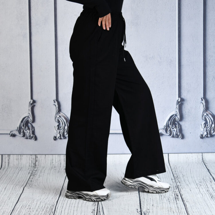 شلوار کتان نیم بگ کد 21017