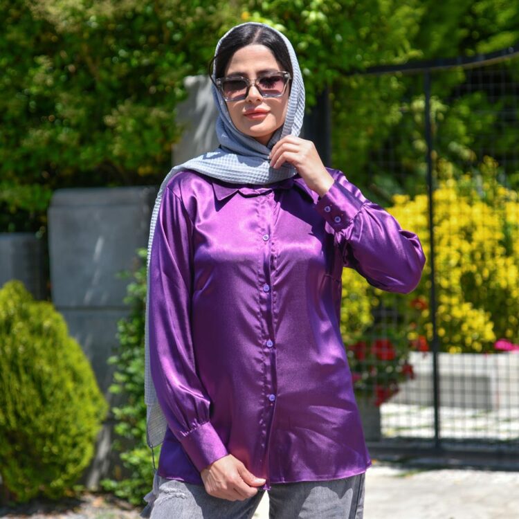 شومیز ساتن کد 20158