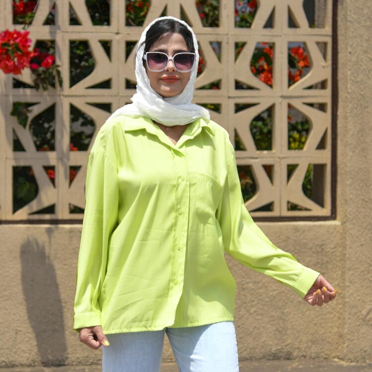 شومیز تک جیب کد 21347