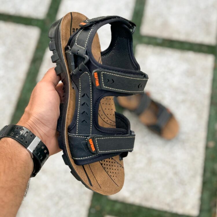 صندل مردانه مشکی کد 21137