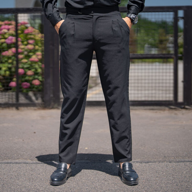 شلوار مردانه مشکی کد 21343