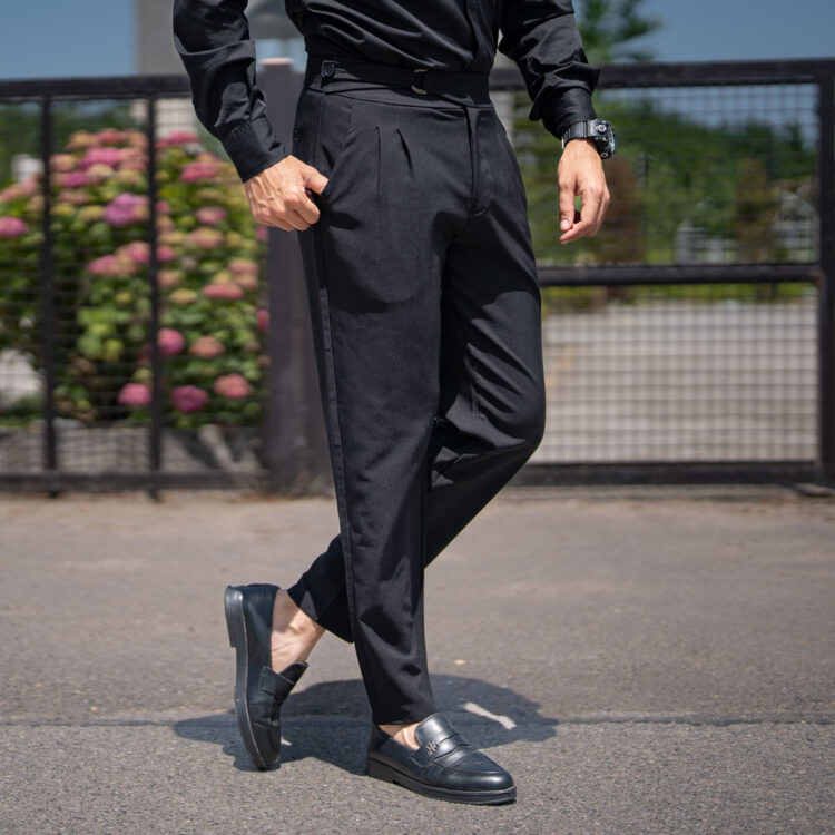 شلوار مردانه مشکی کد 21343