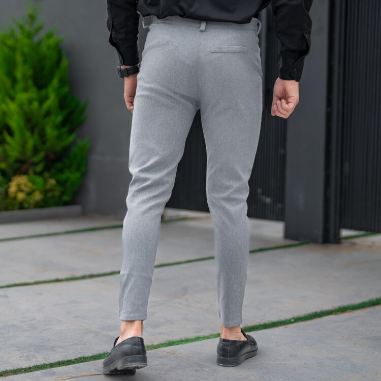 شلوار مردانه طوسی کد 21490