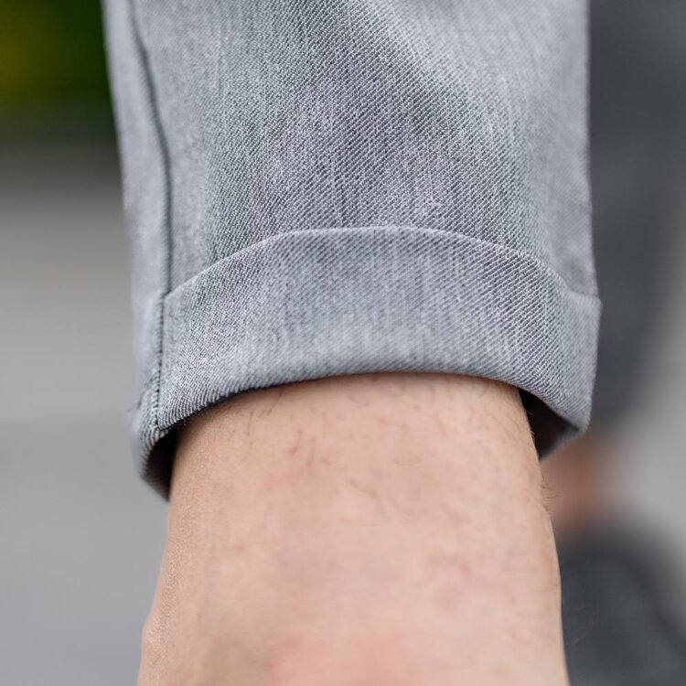 شلوار مردانه طوسی کد 21490