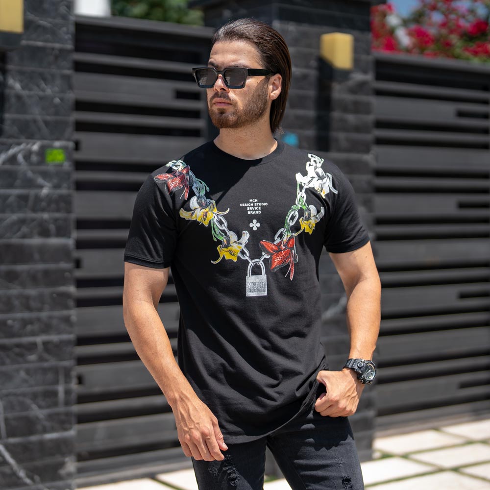 تیشرت مردانه چاپدار کد 21704