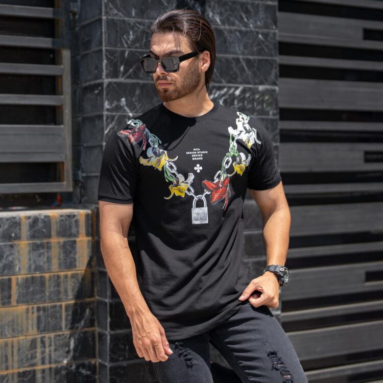 تیشرت مردانه چاپدار کد 21704