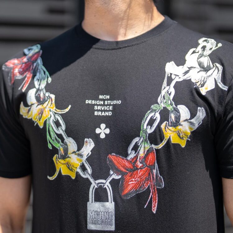 تیشرت مردانه چاپدار کد 21704