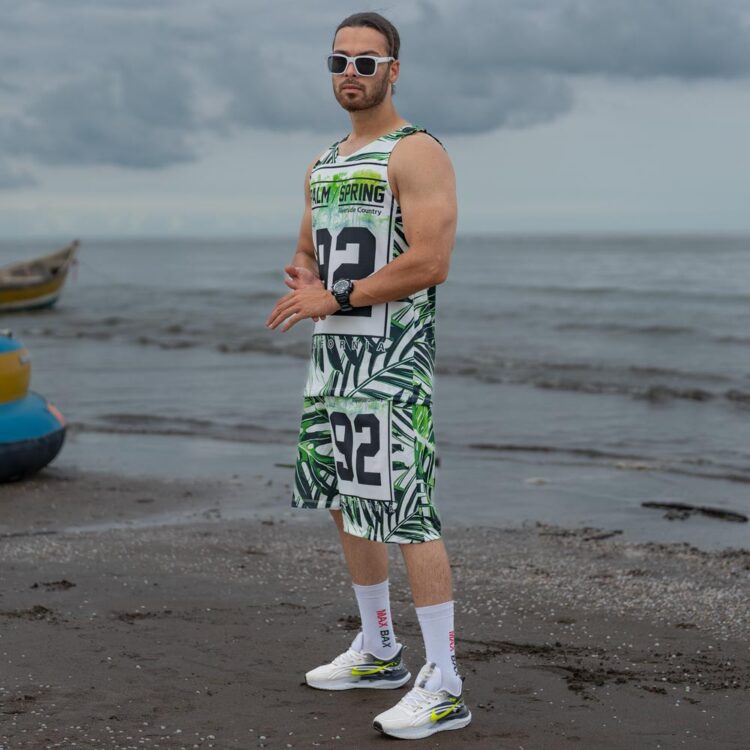 ست تاپ و شلوارک مردانه کد 21887