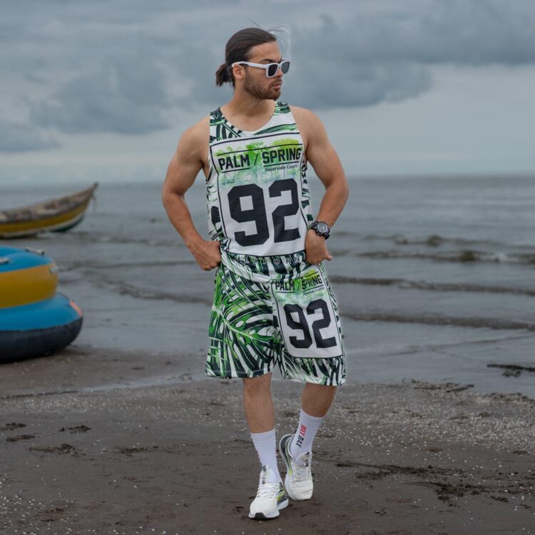 ست تاپ و شلوارک مردانه کد 21887