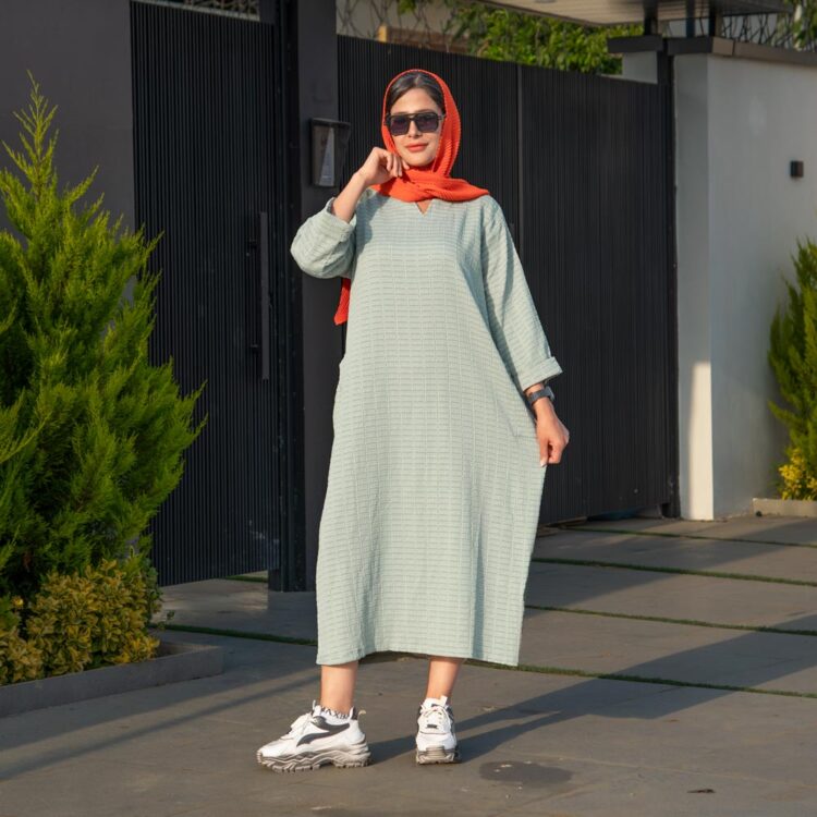 پیراهن بلند دخترانه کد 21665