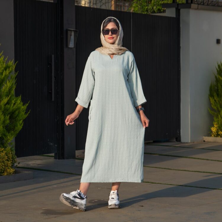 پیراهن بلند دخترانه کد 21665