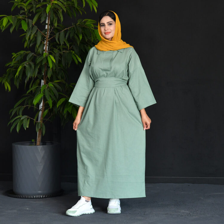 پیراهن بلند دخترانه کد 21629