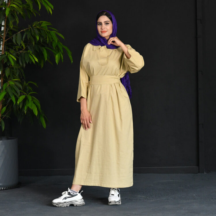 پیراهن بلند دخترانه کد 21629