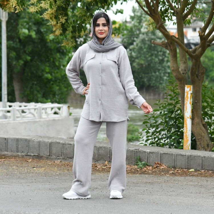 ست مانتو و شلوار کد 21618