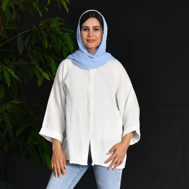شومیز مانتویی کد 21620