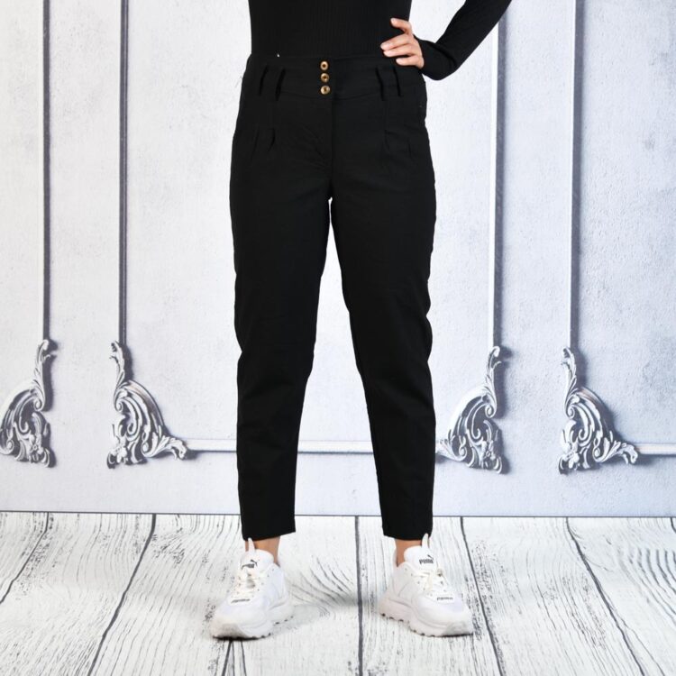 شلوار کتان مام دخترانه کد 21640