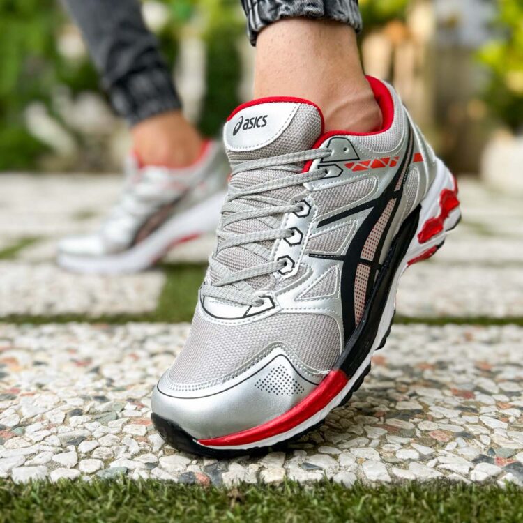 کتانی مردانه آسیکس خاکستری کد 21761