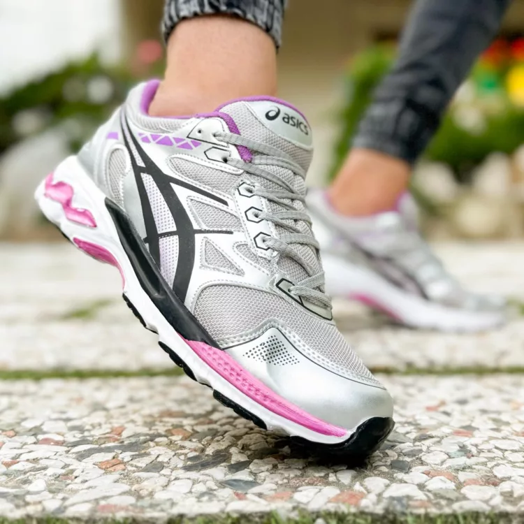 کتانی مردانه آسیکس خاکستری کد 21766