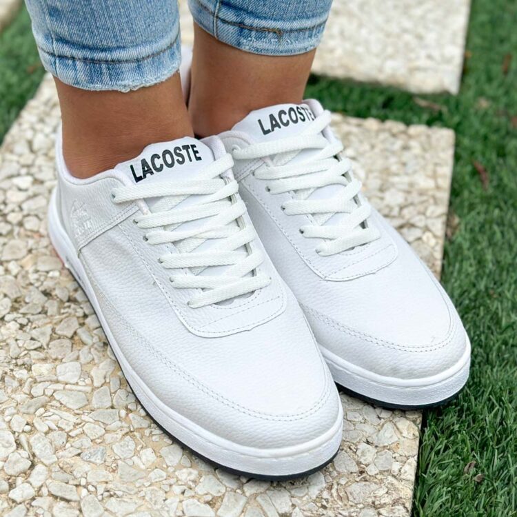 کتانی دخترانه لاگوست سفید کد 21935