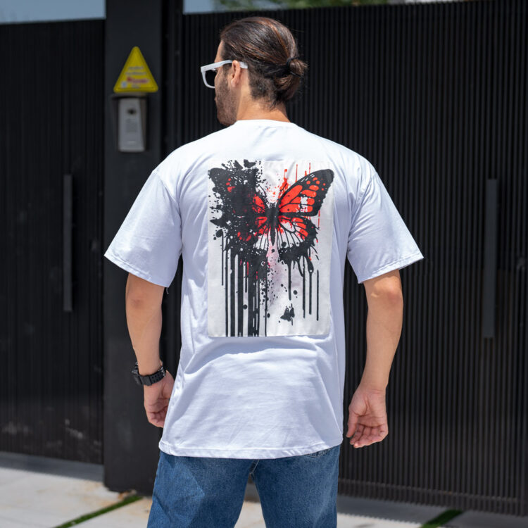 تیشرت مردانه چاپ دار کد 21950