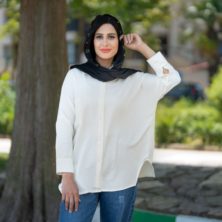 شومیز مانتویی کد 22018