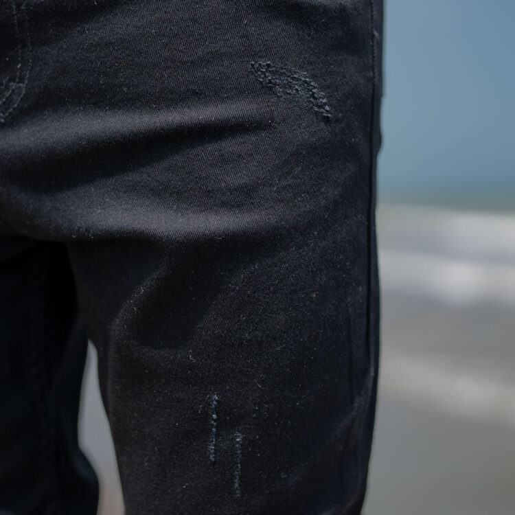 شلوار اسلش جین مردانه مشکی کد 22094