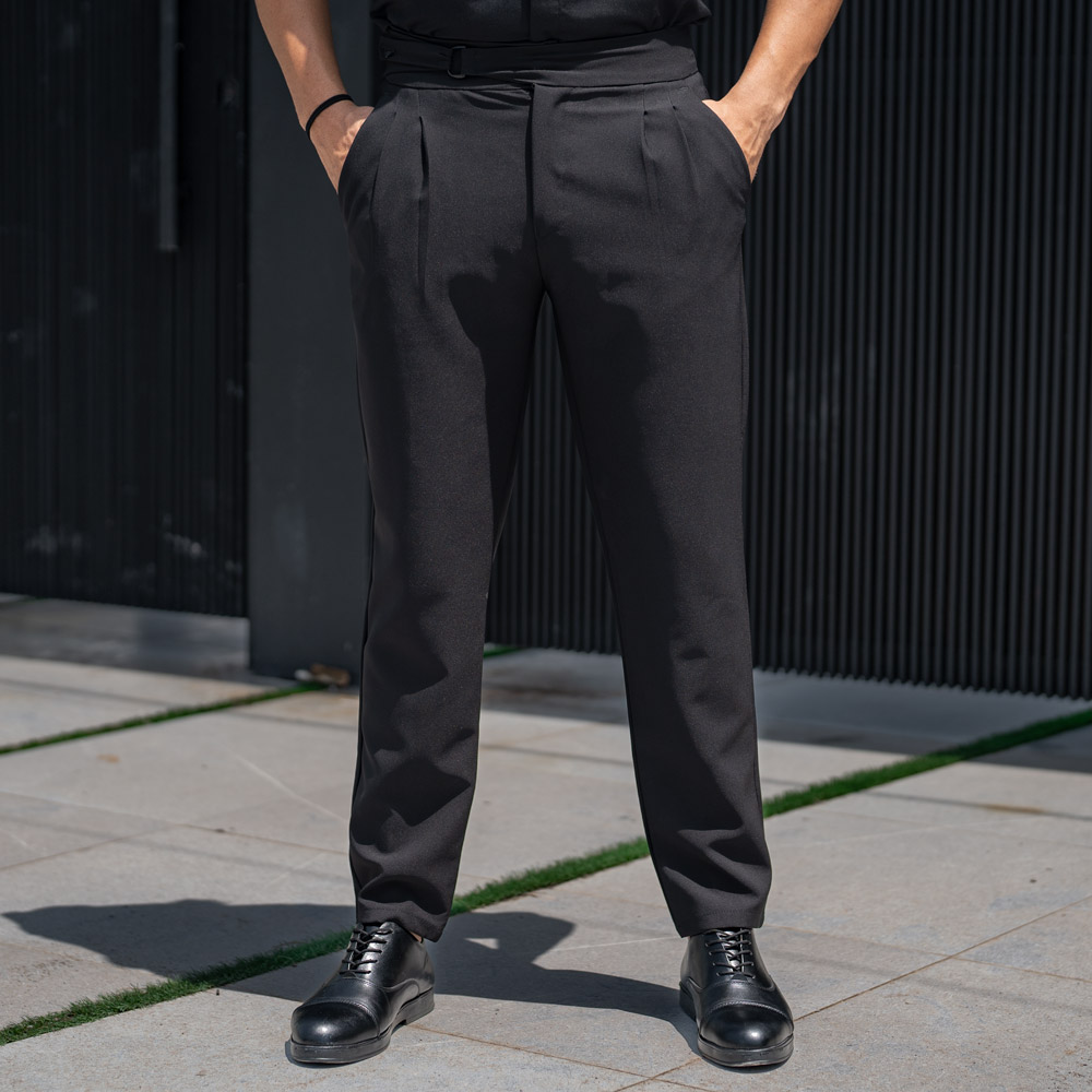 شلوار مردانه مشکی کد 21343