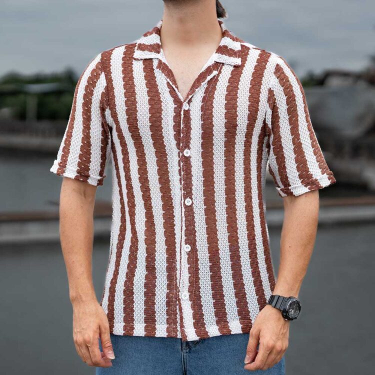 پیراهن مردانه بافتی کد 22411