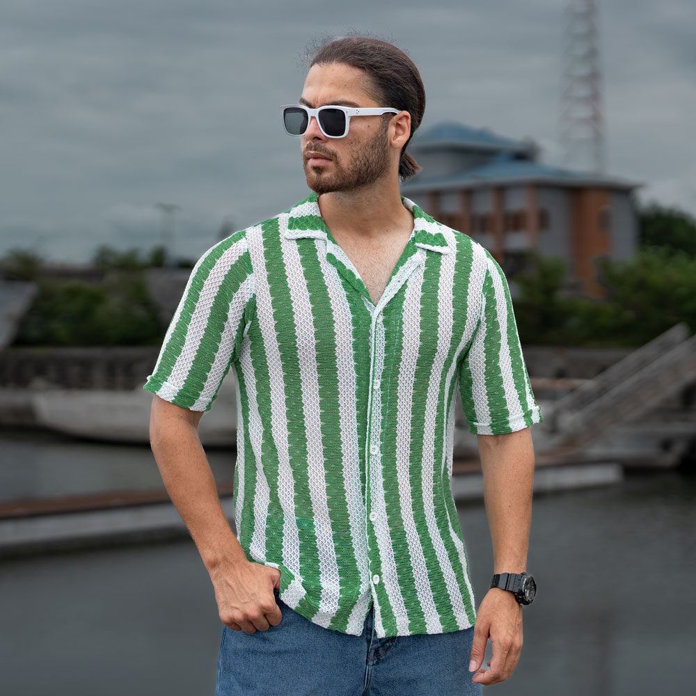 پیراهن مردانه بافتی کد 22411