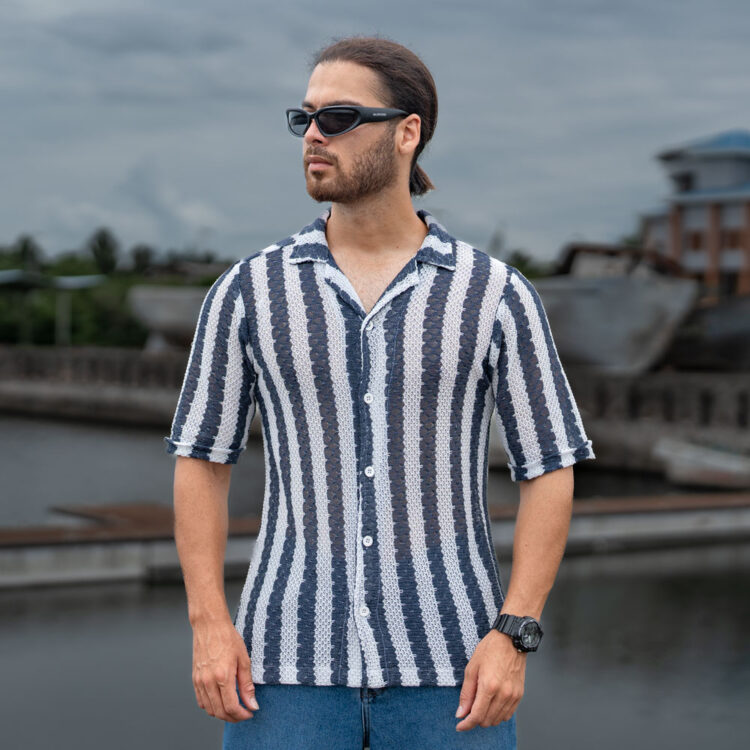 پیراهن مردانه بافتی کد 22411