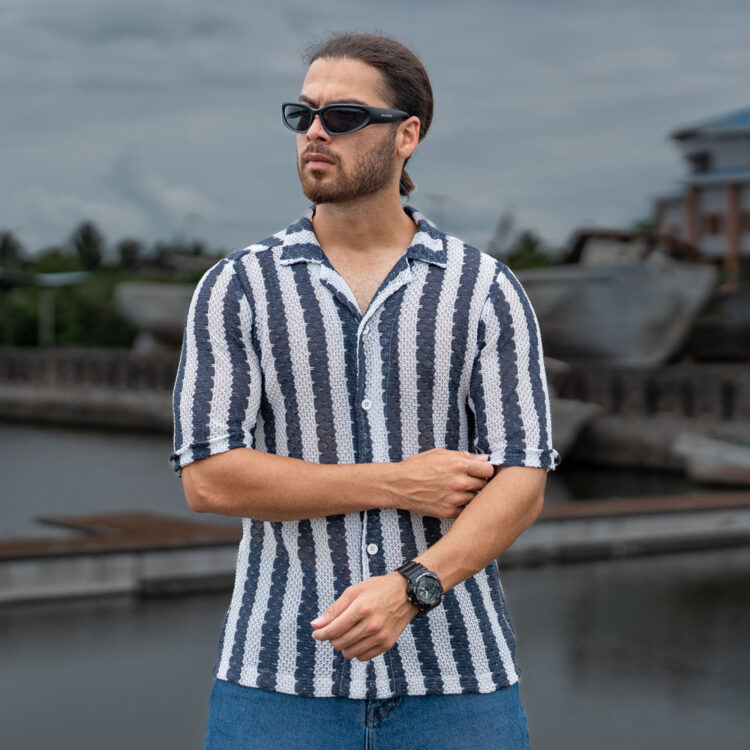 پیراهن مردانه بافتی کد 22411