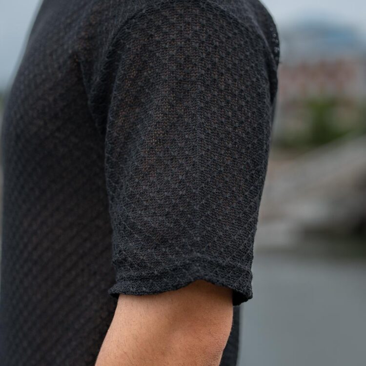 تیشرت مردانه بافتی کد 22419