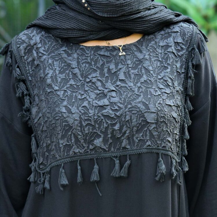 مانتو کفتان مشکی کد 22016