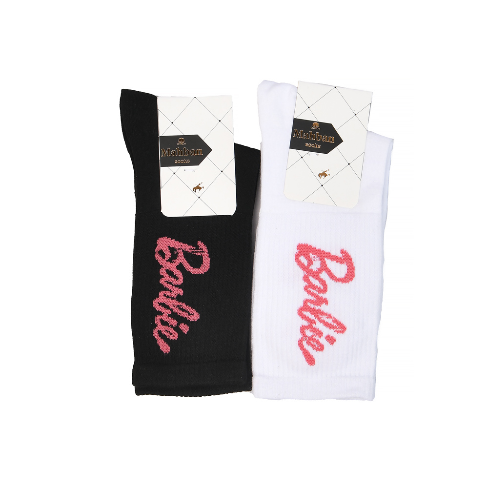 جوراب دخترانه ساقدار باربی کد 22239