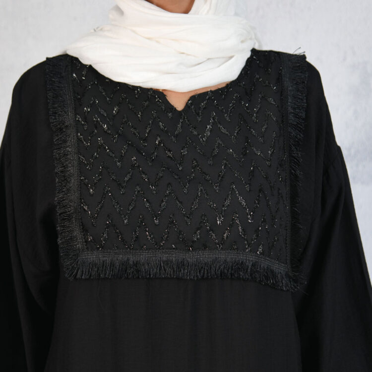 مانتو کفتان مشکی کد 22117