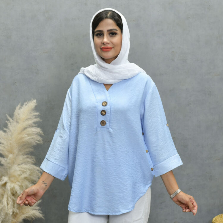شومیز مانتویی کد 22187